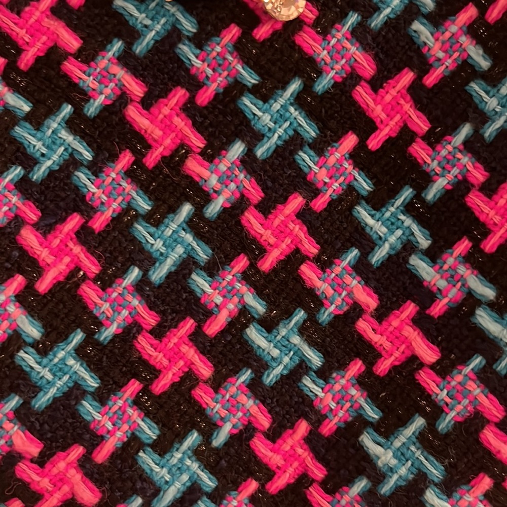 Area heart-shaped studded top pink & blue - Picture 3 of 4